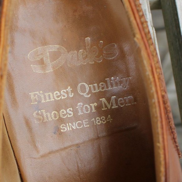 Early 90s Church's for Dack's Tan Monk Strap, Men's 10 Wide US, Made in England - Picture 9 of 12